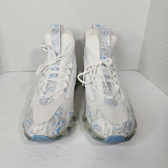 AABBO Blade Trainers Mens Sz 11.5 EU 46 White Blue Athletic Shoes Read Details - Picture 6 of 11